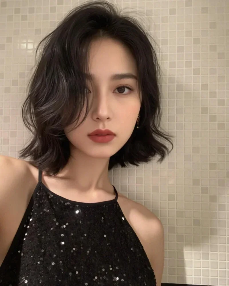 tóc xoăn lơi ngang vai (2)