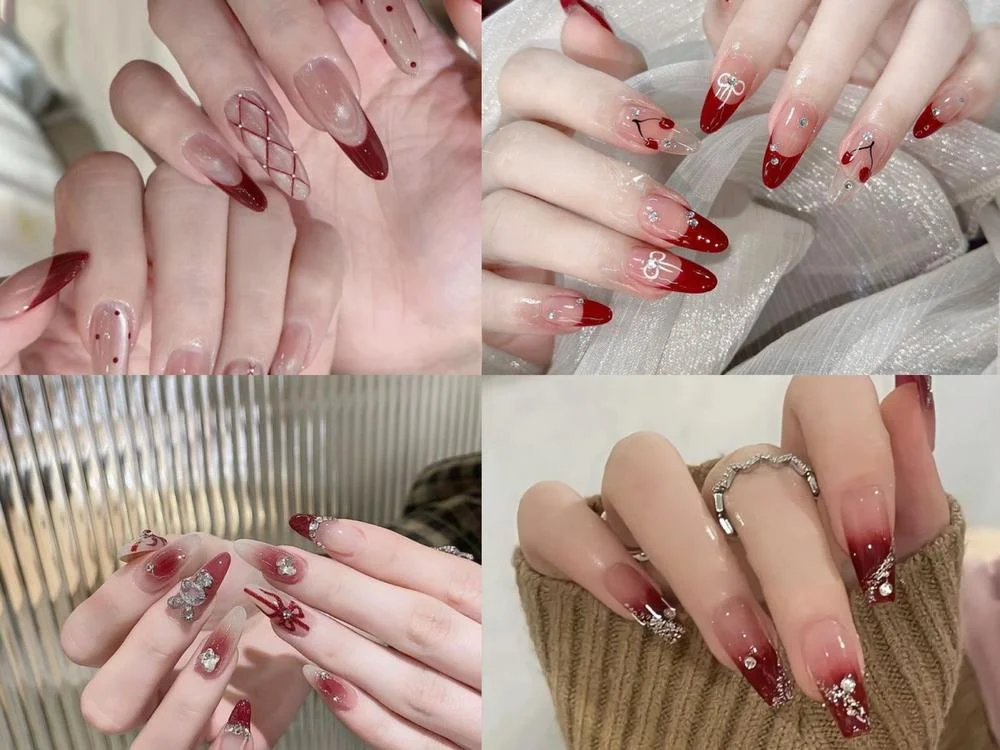 Gợi ý 1001 mẫu nail đơn giản sang trọng đón Tết 2025 | Green SM