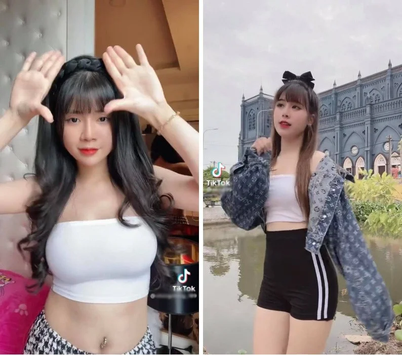 Hội gái xinh TikTok phải lòng chiếc áo "hư hỏng” khoe hết cỡ nét quyến rũ của cặp tuyết lê